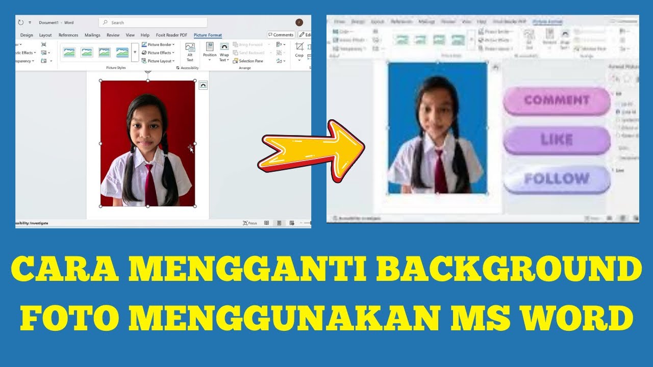 5 Cara Mengubah Background Pas Foto di Word dengan Kode Warna Merah yang Tepat