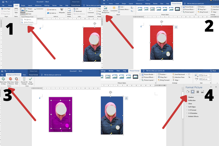 5 Cara Mengubah Background Word Jadi Biru Standar Pas Foto, Ternyata Semudah Ini