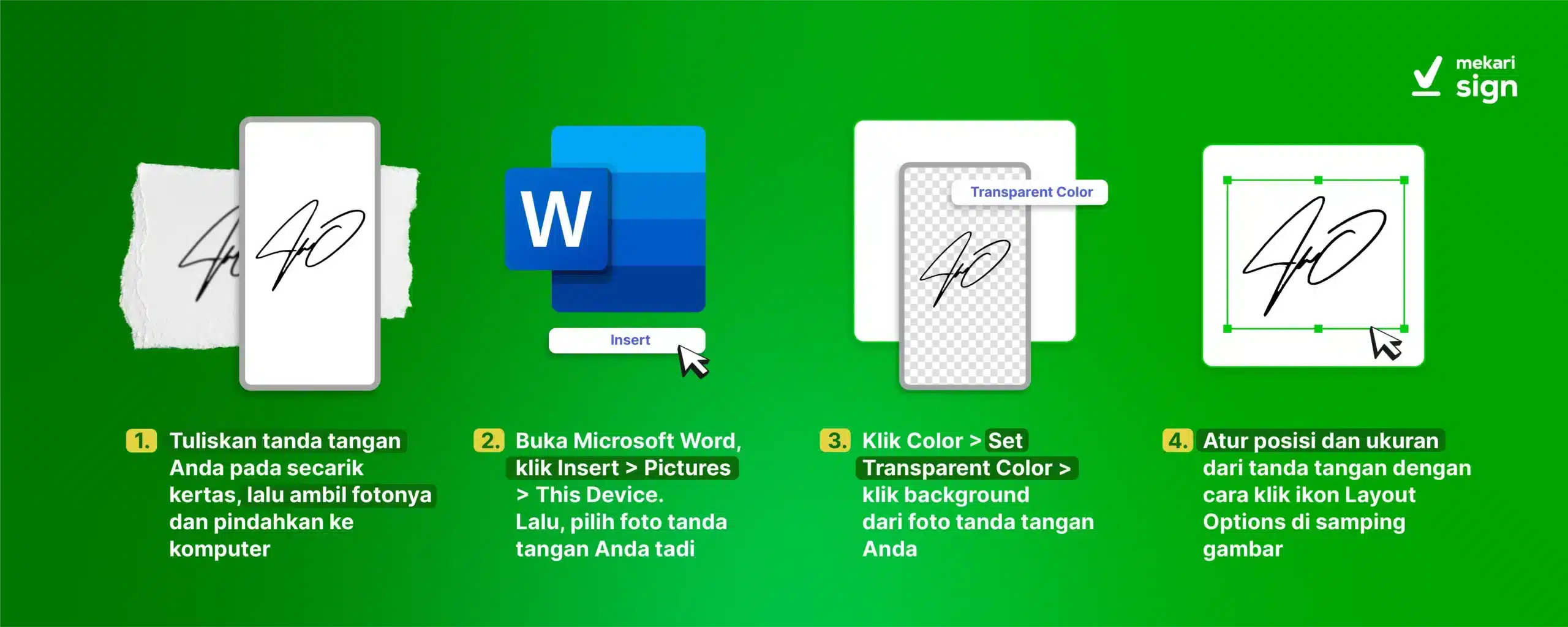 Gampang Cara Membuat Tanda Tangan di Word - LKomBis Gampang Cara Membuat Tanda Tangan di Word - LKomBis