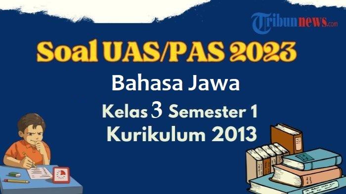 Kumpulan Soal Bahasa Jawa Kelas 3 Kurikulum 2013 Panduan Lengkap untuk