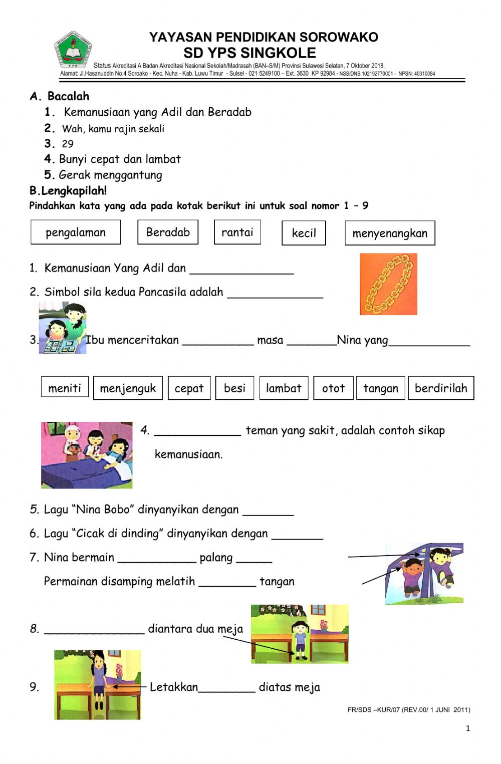 7 Contoh Soal Kalimat Pujian Kelas 1 SD yang Membuat Anak Semangat Belajar
