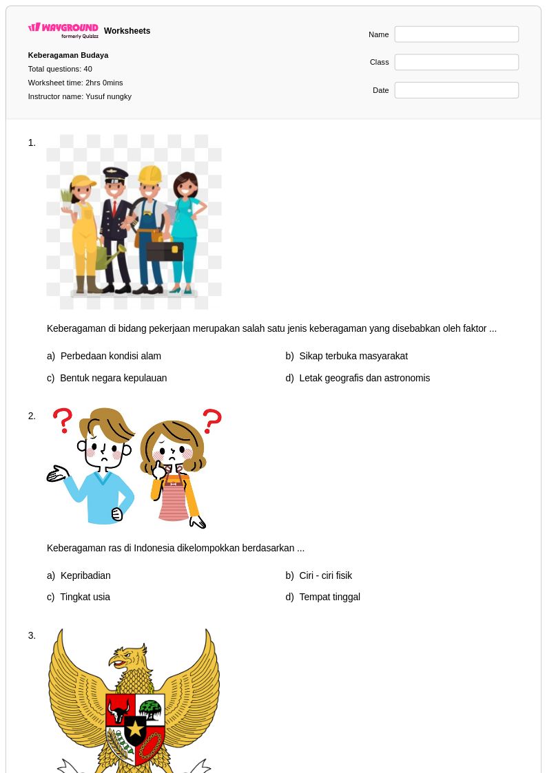 7 Contoh Soal Keberagaman Buat Kelas 1 SD yang Bikin Anak Penasaran di Tahun 2026