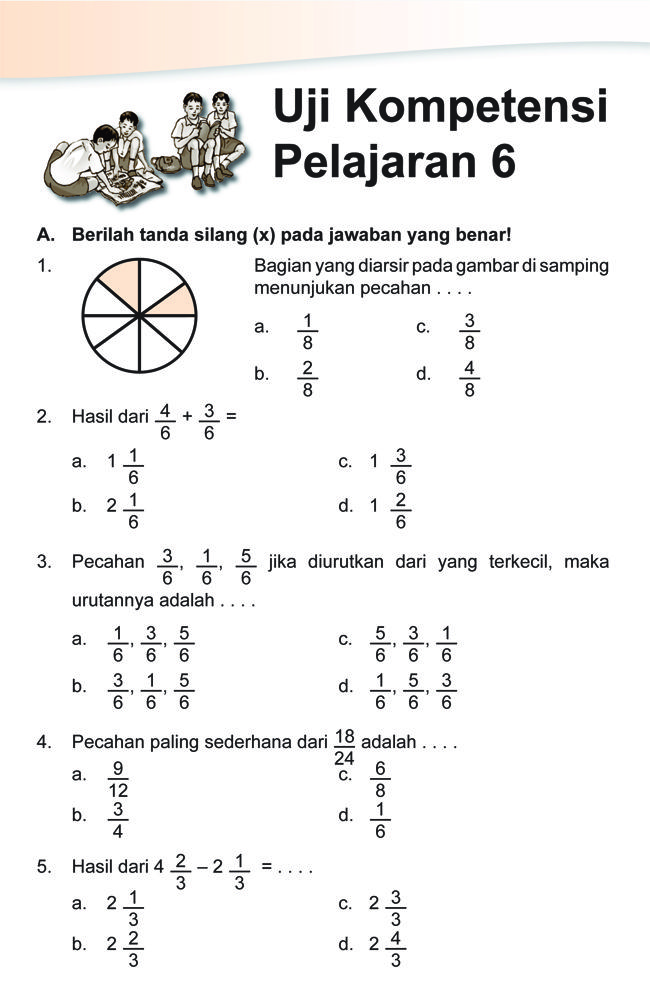 7 Rahasia Menguasai Latihan Soal Matematika Kelas 4 Semester 1 Pecahan yang Efektif