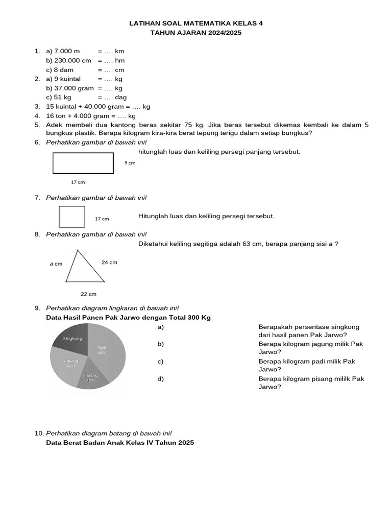 Terbukti Efektif! 7 Tips Menguasai latihan soal matematika kelas 4.doc Sebelum Nilai Turun