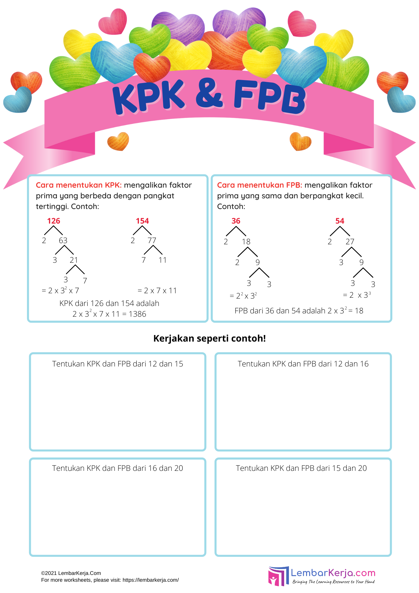 Ternyata Ini Rahasia Menaklukkan Latihan Soal Matematika Kelas 4 Tentang Kpk Dan Fpb, Terbukti Efektif
