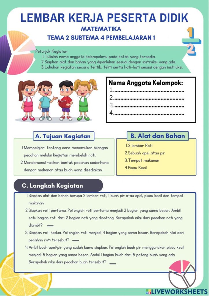 contoh soal kelas 4 tema 4 subtema 2 pembelajaran 2